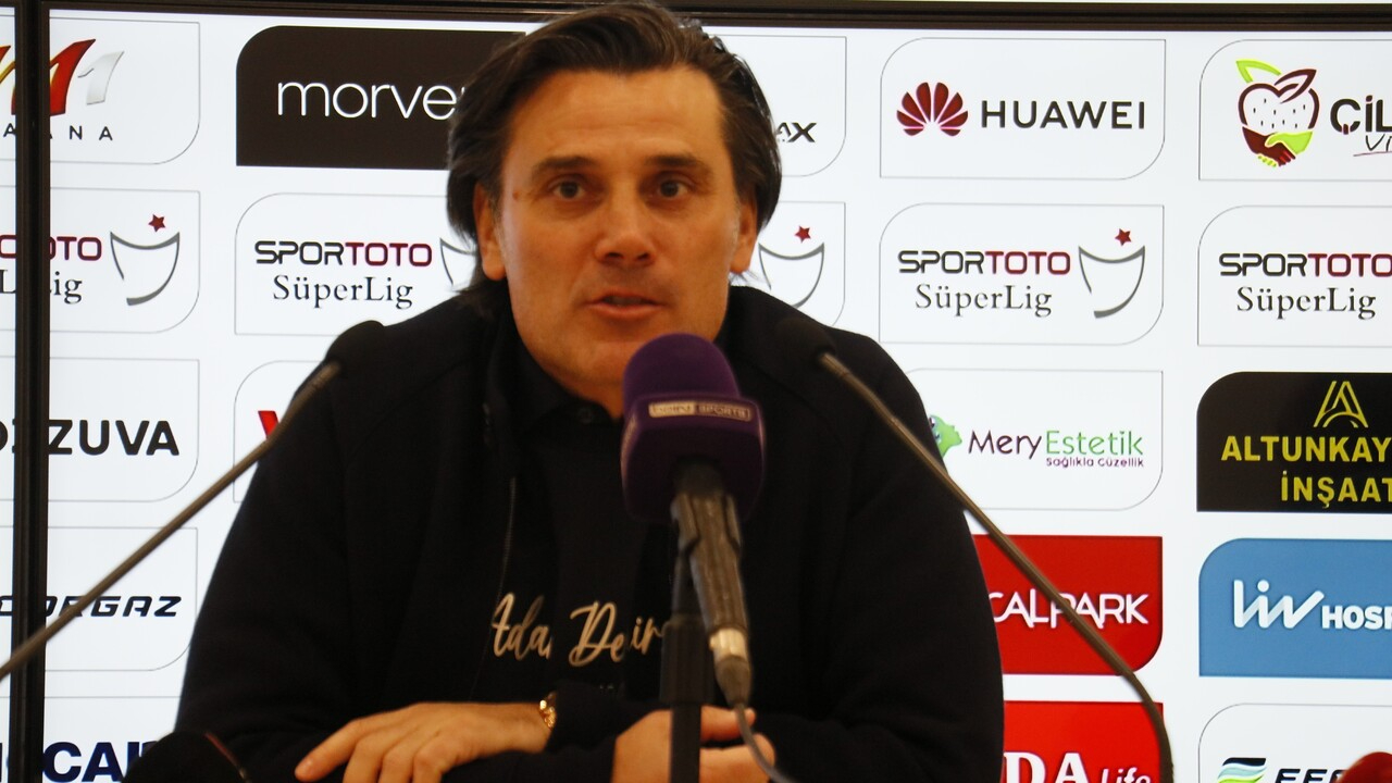 Adana Demirspor Teknik Direktörü Vincenzo Montella Giresunspor beraberliğini değerlendirdi: Türk futbolu için pozitif olmayan bir yön...