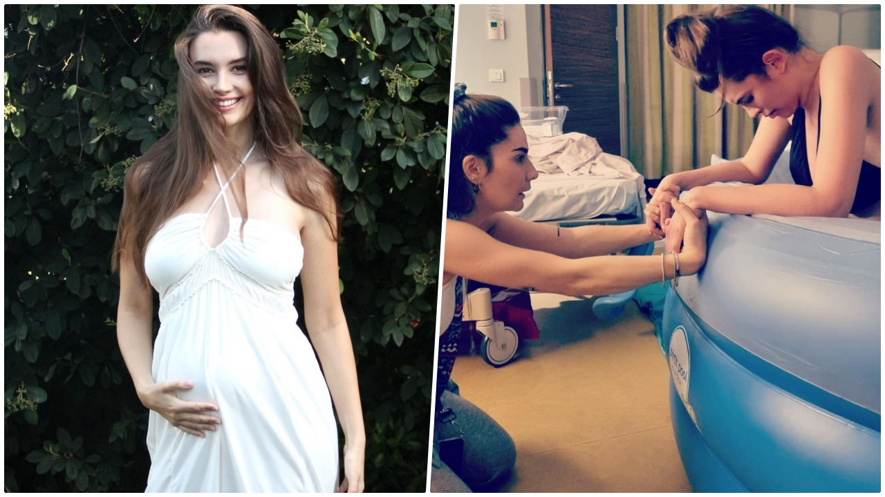 Leyla Lydia Tuğutlu doğum anını takipçileriyle paylaştı