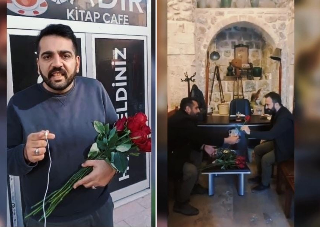 Mardinli gençlerden İsveç'teki skandala en anlamlı tepki! Kiliselerde gül dağıttılar...