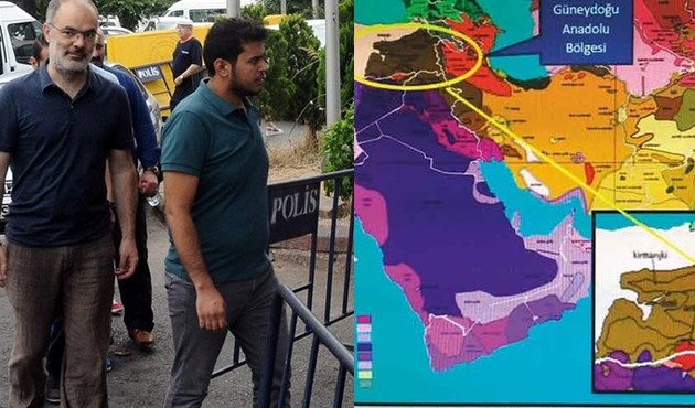 Büyükada toplantısında ele geçirilen skandal harita...