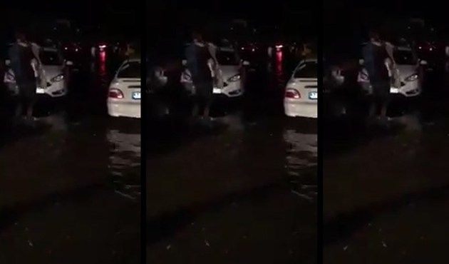 Muğla'da deniz suyu böyle yükseldi/Video...
