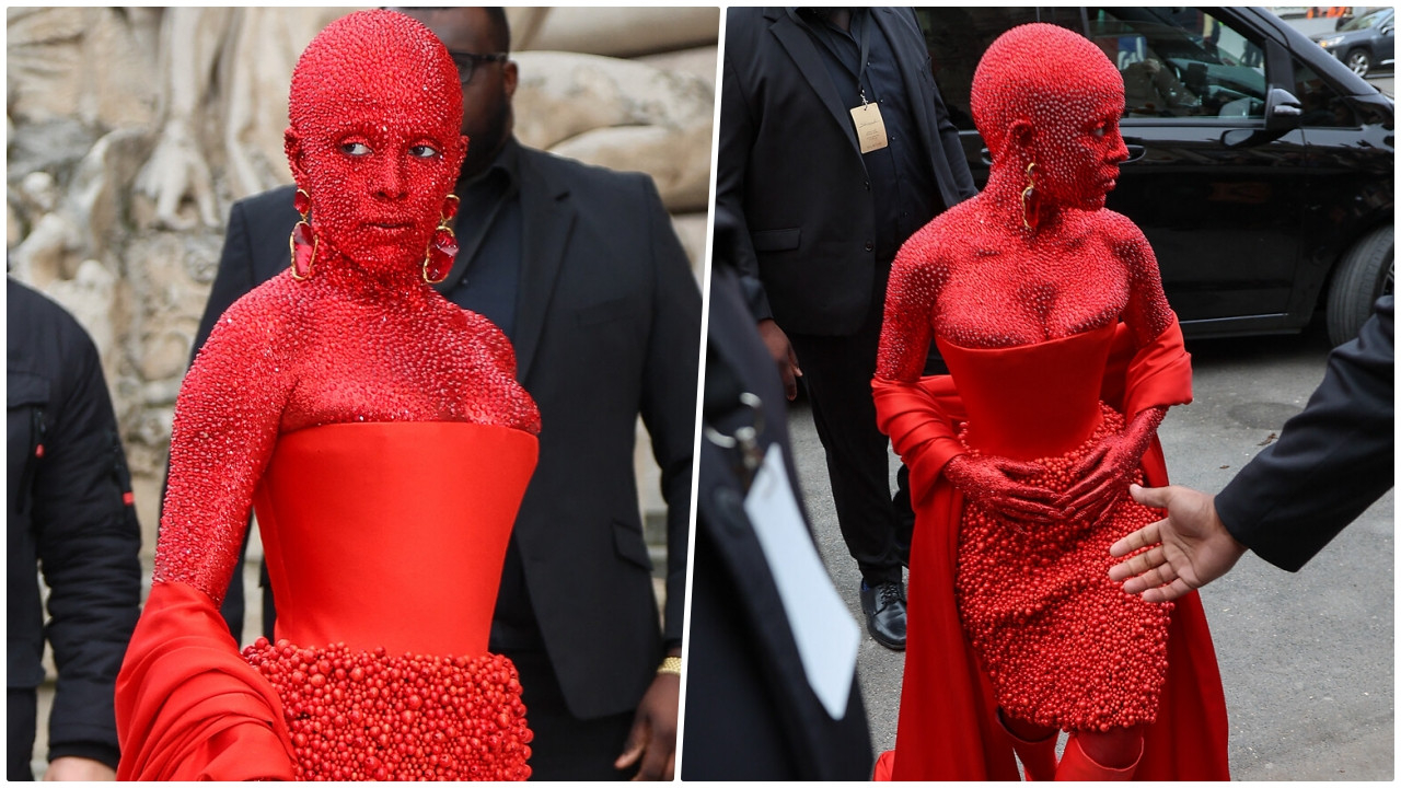 Doja Cat sıra dışı tarzıyla Paris Moda Haftası'na damga vurdu