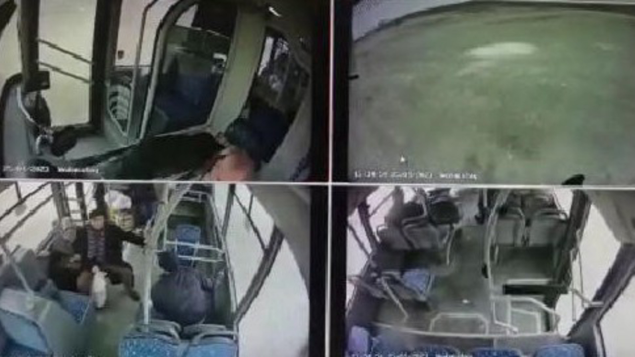 Baraj gölüne düşen otobüsün yeni görüntüleri ortaya çıktı