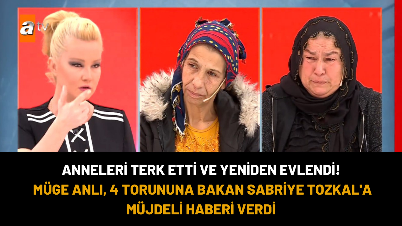 Anneleri terk etti ve yeniden evlendi! Müge Anlı, 4 torununa bakan Sabriye Tozkal'a müjdeli haberi verdi