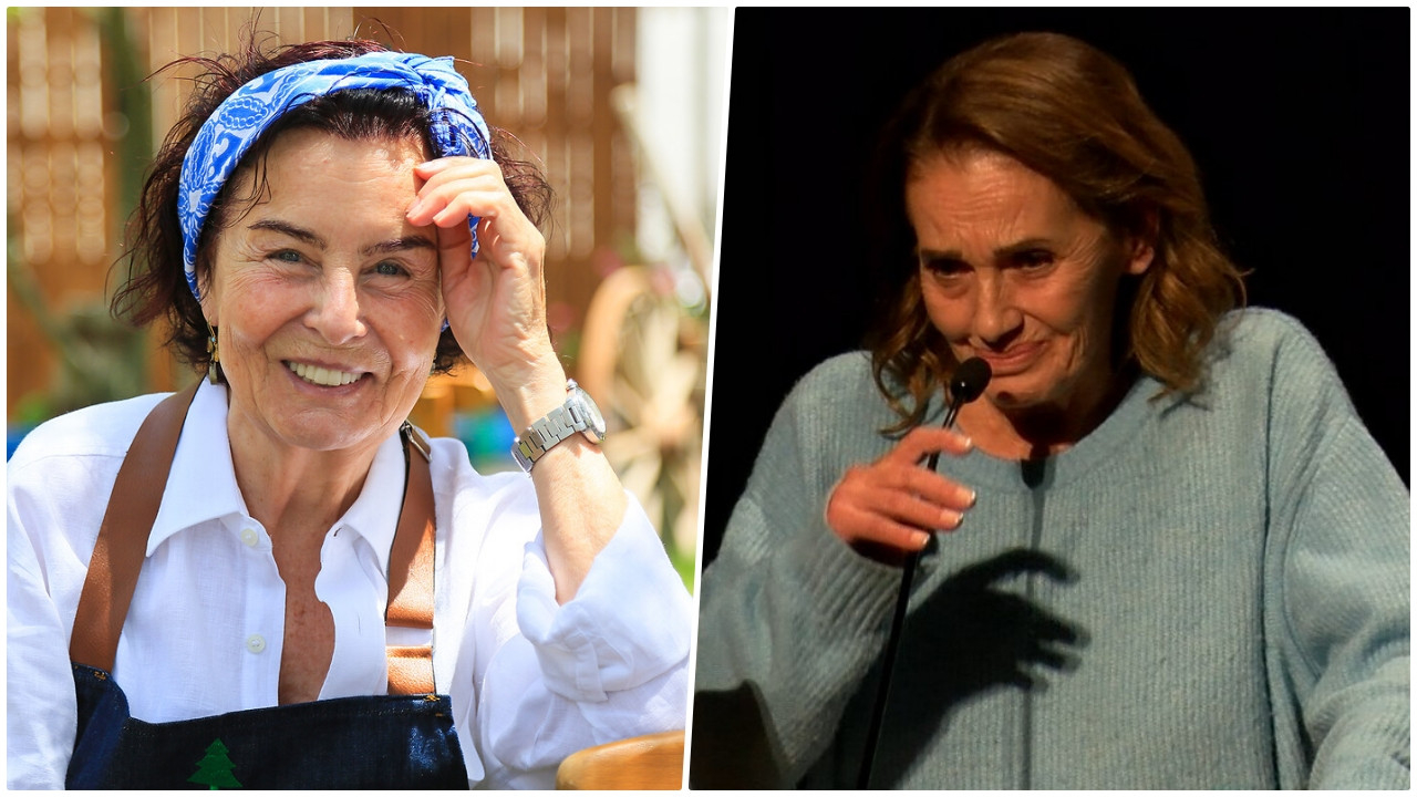 Nur Sürer, Fatma Girik için düzenlenen törende gözyaşlarını tutamadı