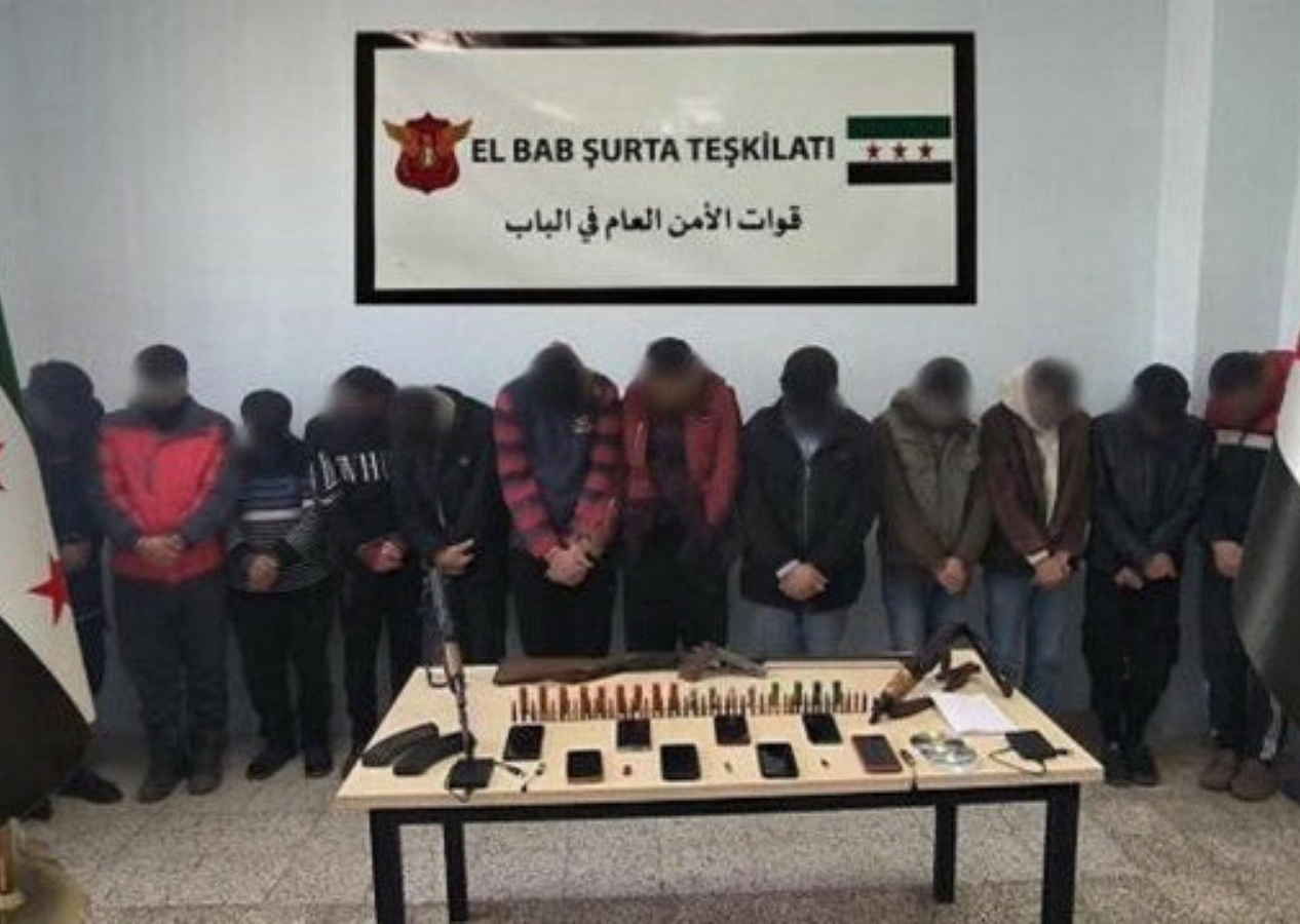 El-Bab'da DEAŞ operasyonu! 16 terörist yakalandı...