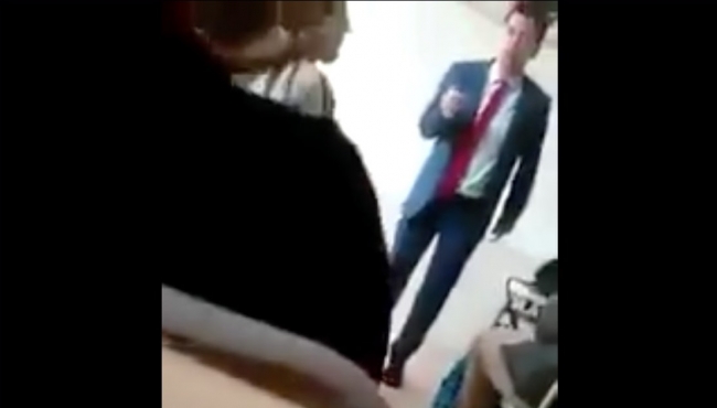 Çorlu Ahi Evran Meslek Lisesinde skandal görüntüler!