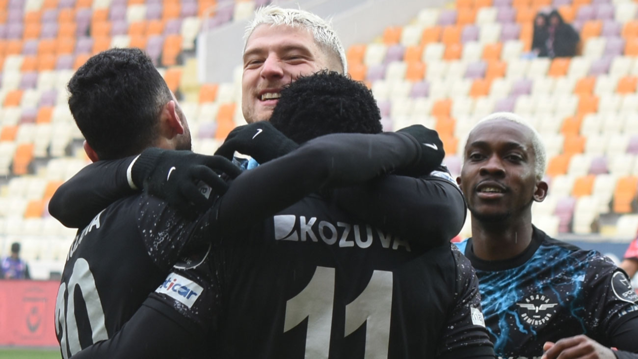 Adana Demirspor 4 maçlık hasreti bitirdi