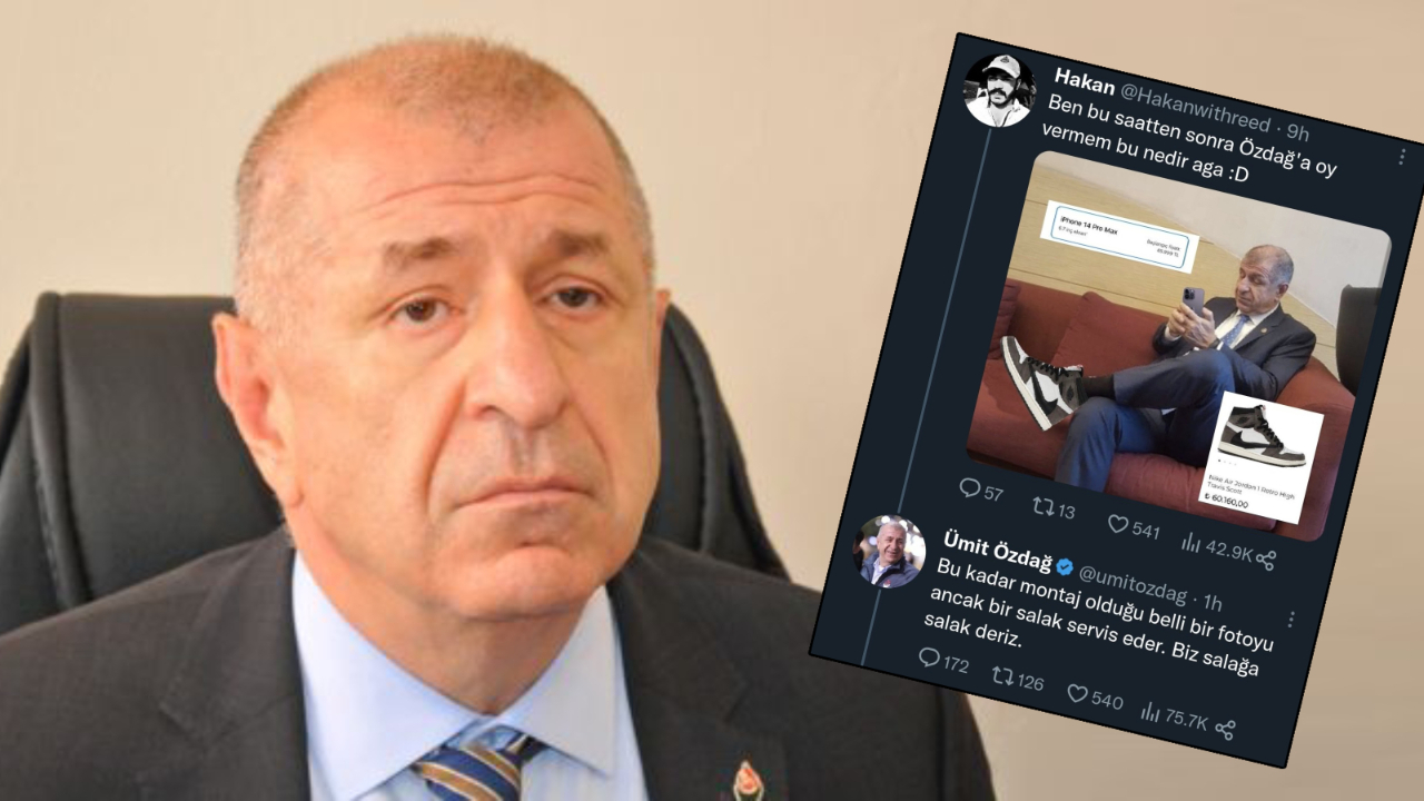 Ümit Özdağ espiriyi anlamayınca alay konusu oldu