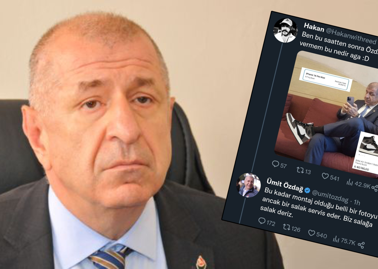 Ümit Özdağ espiriyi anlamayınca alay konusu oldu