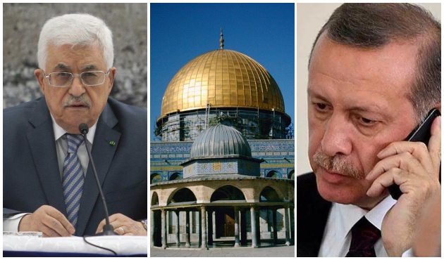 Cumhurbaşkanı Erdoğan, Filistin lideri Abbas ile 'Mescid-i Aksa'yı konuştu...