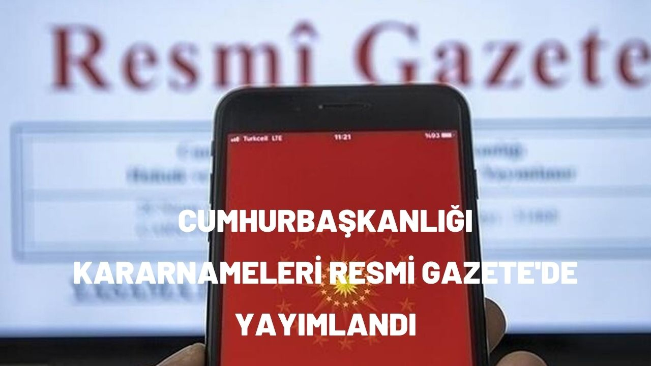 Bazı Kamu Kurum ve Kuruluşlarına Kadro İhdas Edilmesine İlişkin Cumhurbaşkanlığı Kararnamesi" Resmi Gazete'de yayımlandı