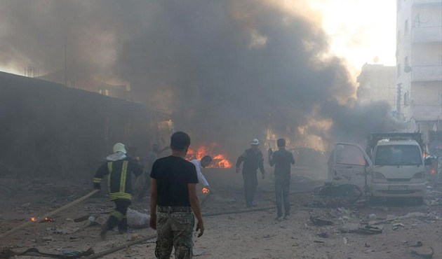 İdlib'te bombalı araçla saldırı: 12 ölü, 20 yaralı/Video...