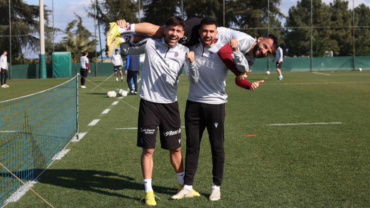 Trabzonspor'da Siopis neşe kaynağı oldu
