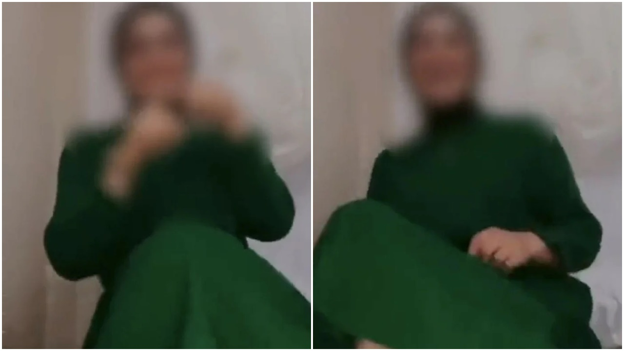 Çocuğunun yanında eteğini kaldırarak müstehcen video çeken kadına gözaltı şoku!