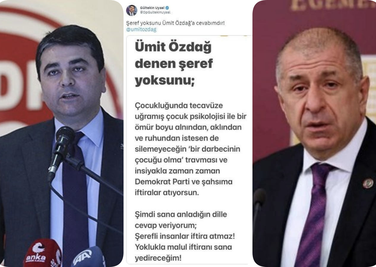 Gültekin Uysal'dan Ümit Özdağ'a skandal ifadeler! O paylaşımı sildi ama...