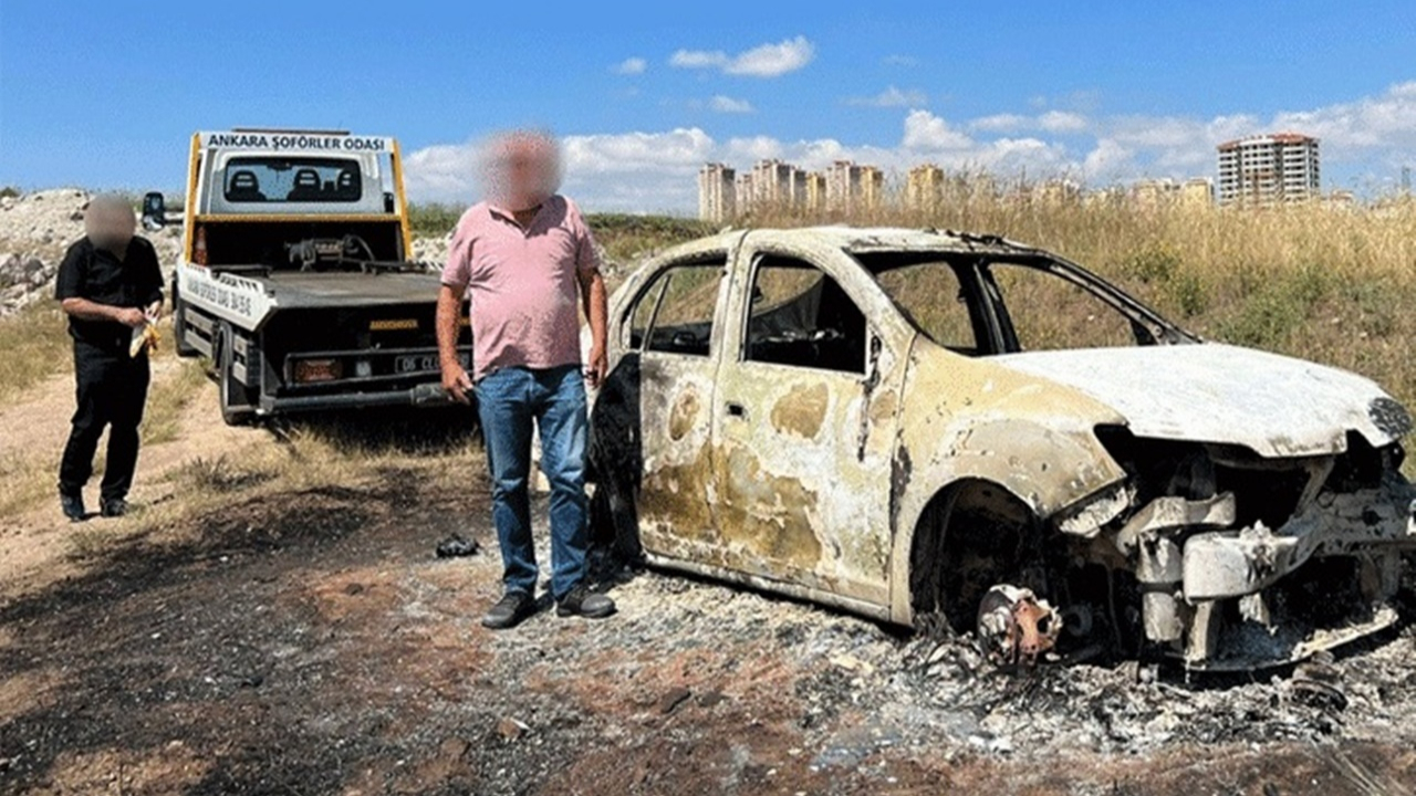 Taksi şoförlerine dehşeti yaşattılar! İz bırakmamak için birini yakıp diğerini uçurumdan attılar