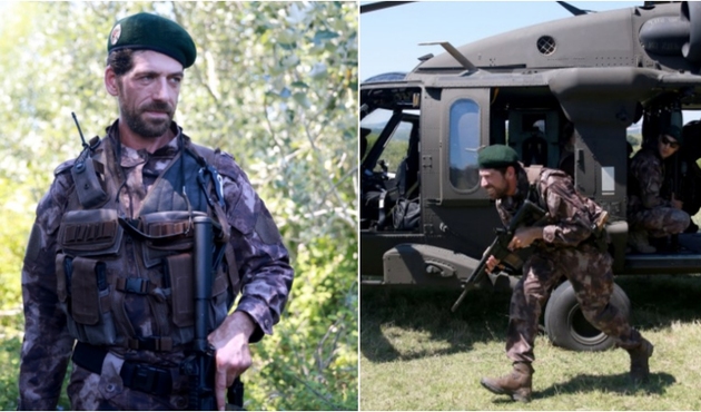 Cemal Hünal "Kızım ve Ben"filminde "Özel Harekatçı" rolünde