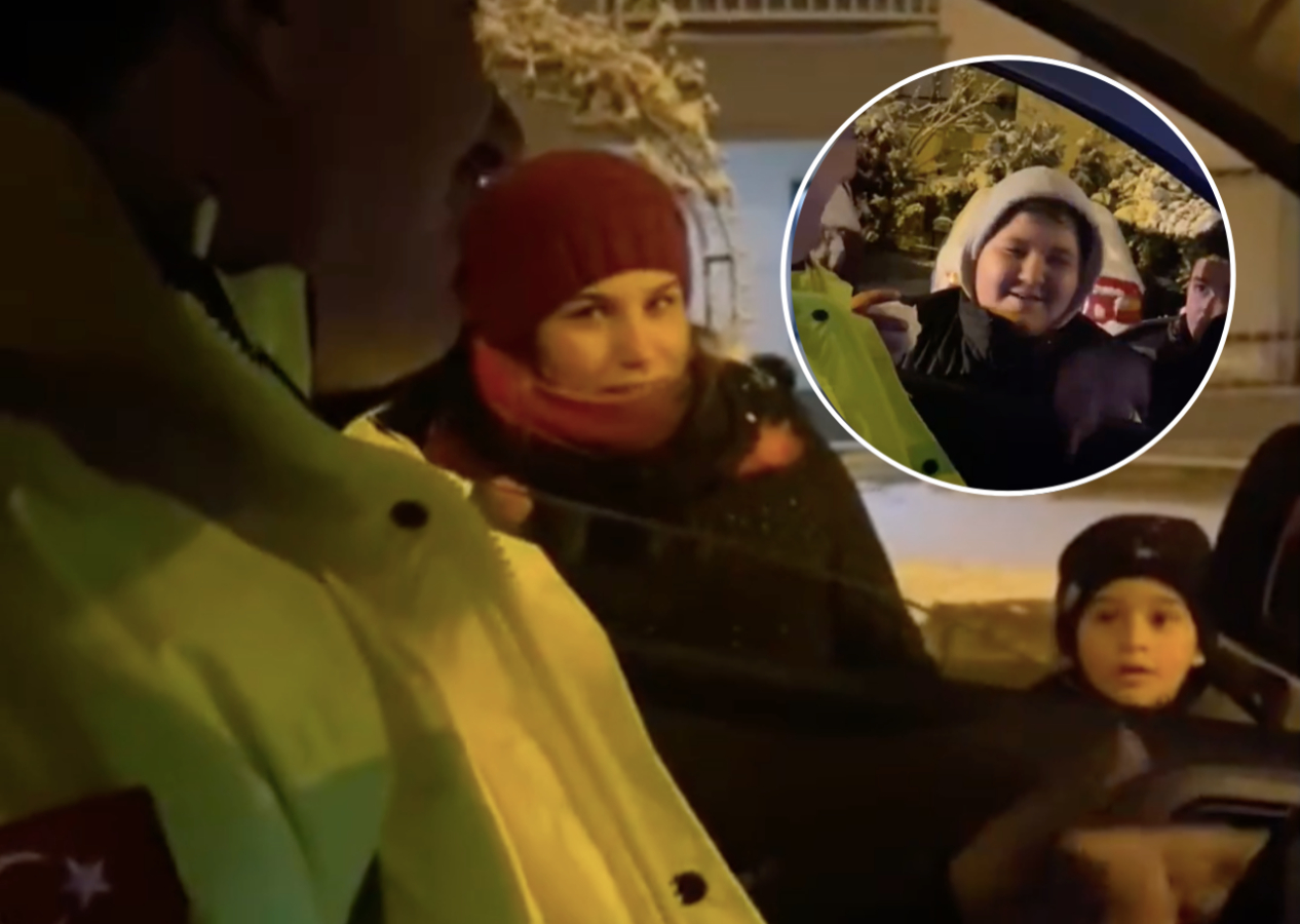 Mamak Belediye Başkanı çocukların kar talebini kıramadı! İşte içleri ısıtan o anlar...