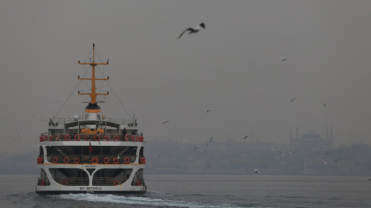 İstanbul'da bazı vapur seferleri iptal edildi
