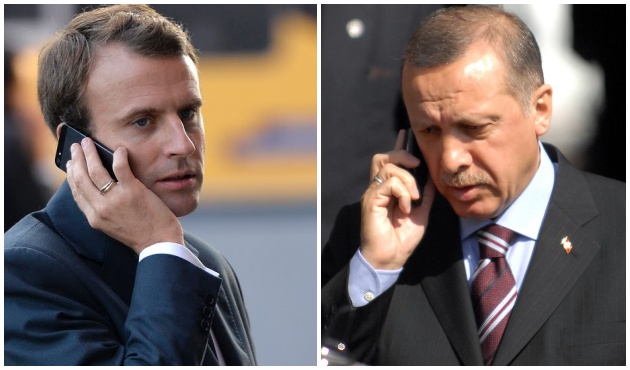 Cumhurbaşkanı Erdoğan, Fransız mevkidaşı Macron ile görüştü...