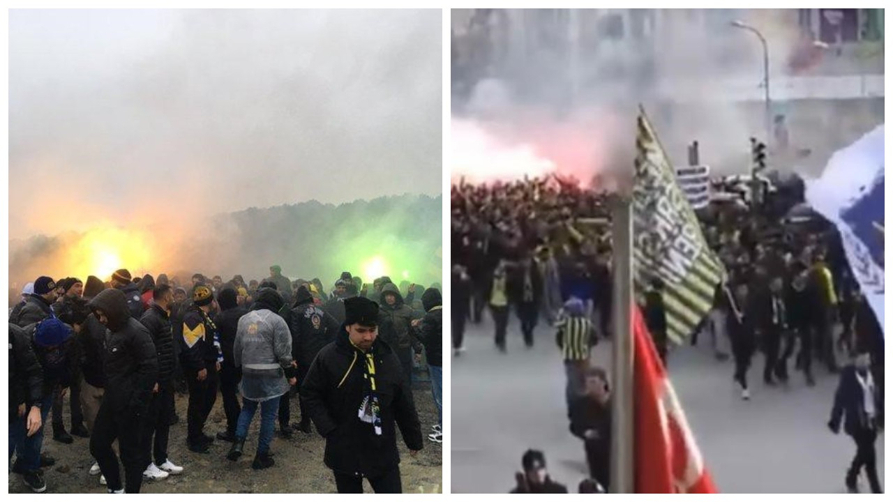 Fenerbahçeli taraftarlardan, TFF’ye protesto!