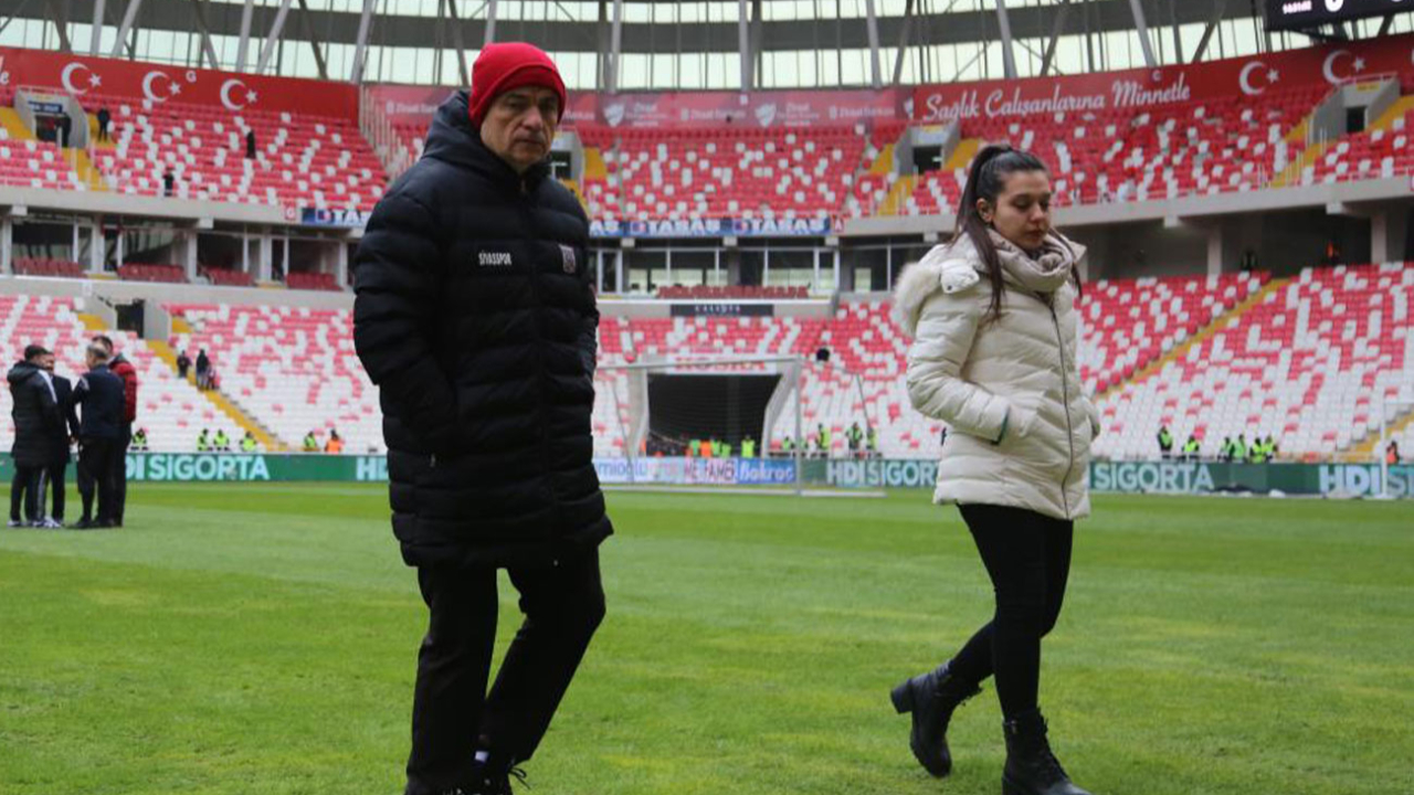 Güneş ve Çalımbay, maçtan önce zemini inceledi