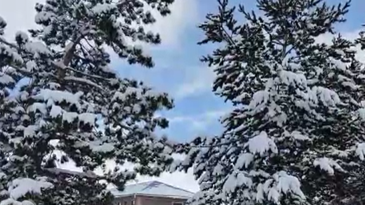 Ardahan'da kar yağışı sonrası kartpostallık görüntüler oluştu