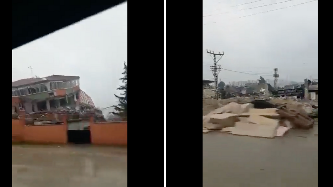 Depremden sonra Hatay Antakya'nın son hali!