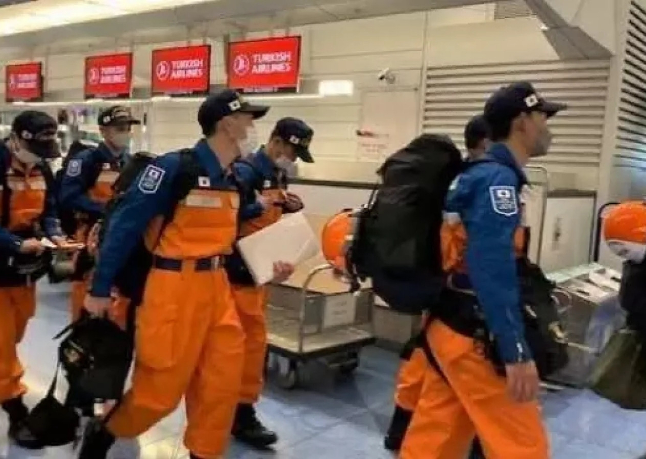 Japonya'nın, Uluslararası Acil Kurtarma Ekibi Türkiye'de!