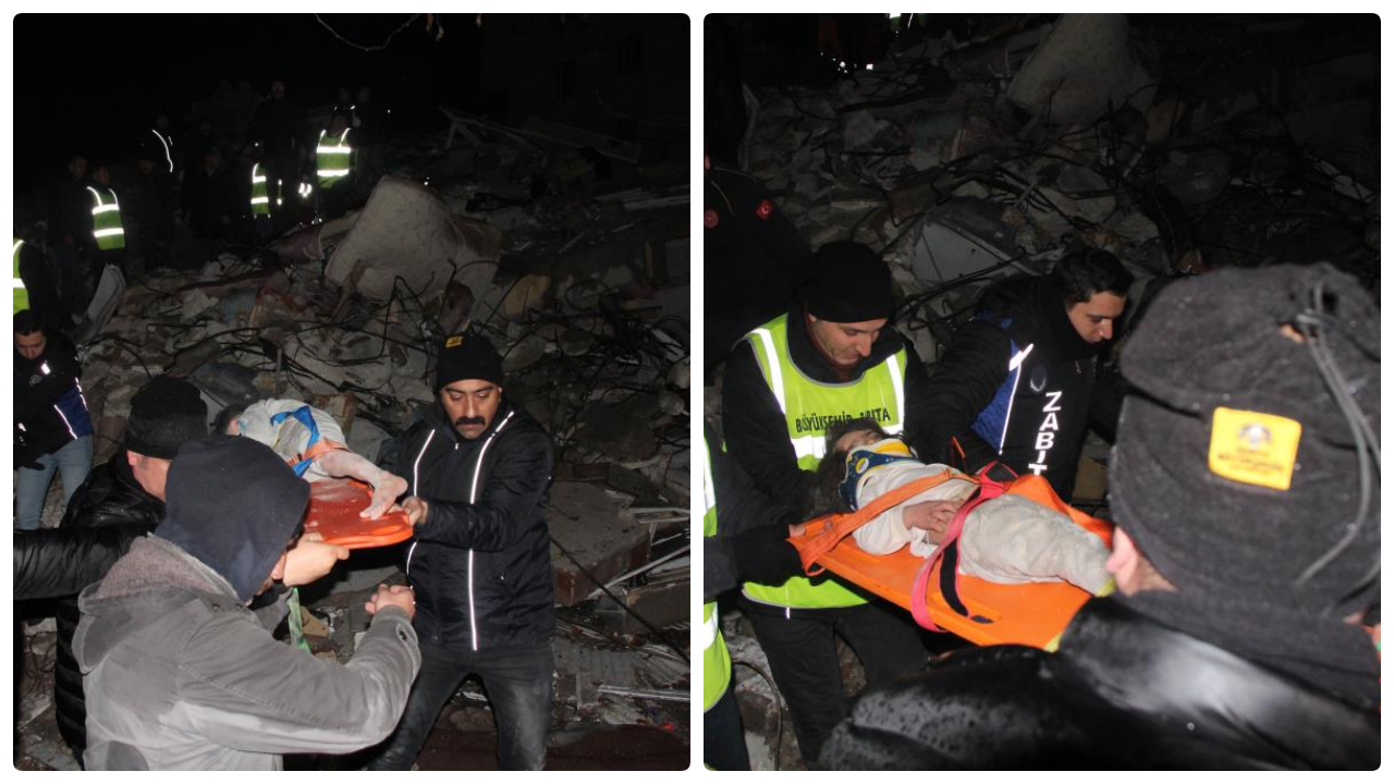Hatay'da 26 saat sonra 2 küçük çocuk enkazdan sağ olarak kurtarıldı