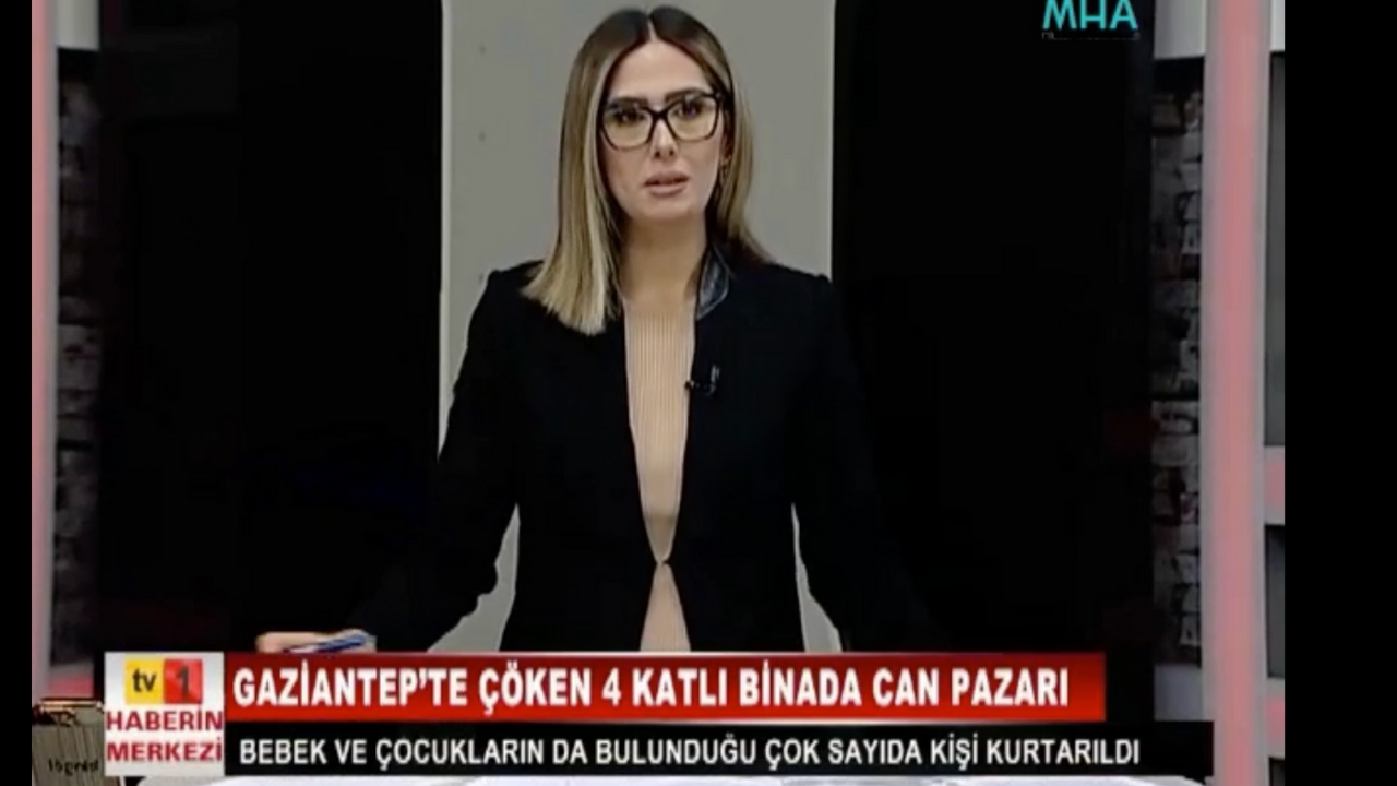 7.6'lık depreme canlı yayında yakalandı!