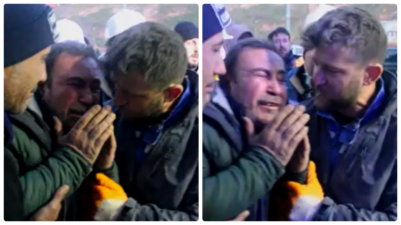 51 saat sonra baba ve kızın duygusal buluşması: Melisa enkazdan sağ çıkarıldı!