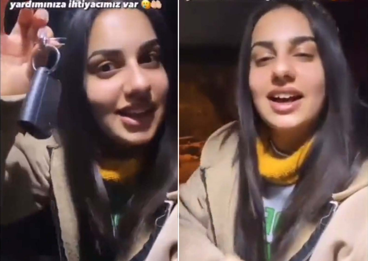 Babası enkaz altında kalan kızın videosu çıldırttı! "Geriye araba anahtarı kaldı!" diyerek güldü!