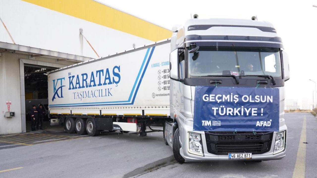 TİM’den deprem seferberliği! İhracatçılar deprem bölgesine tırları gönderdi