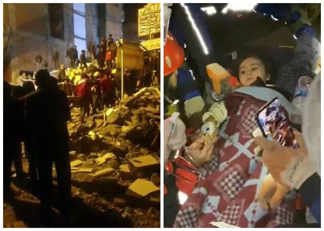 2 şehir 2 mucize! 40 saat sonra sağ olarak çıkarıldılar...