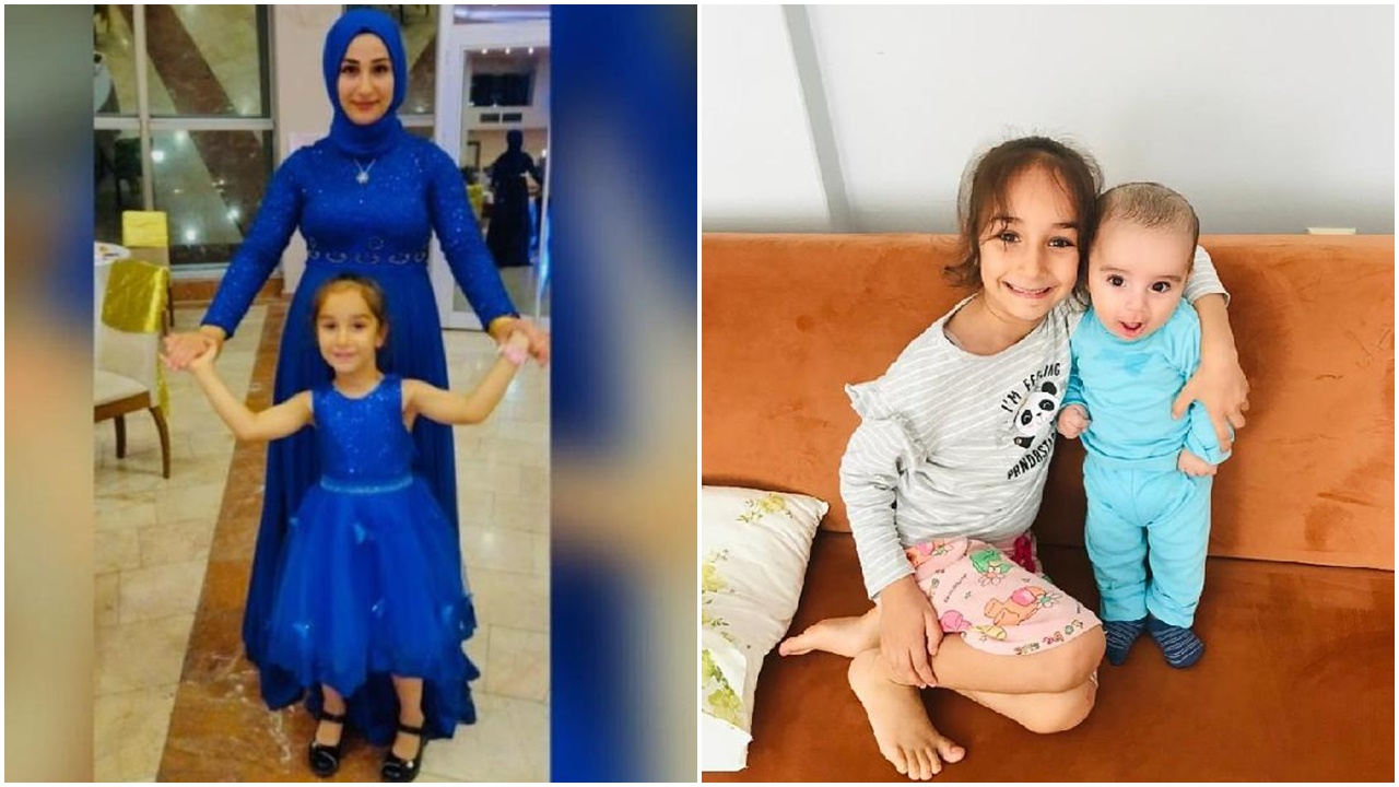 Enkazdan birbirlerine sarılı halde çıkarılan anne ve çocukları toprağa verildi