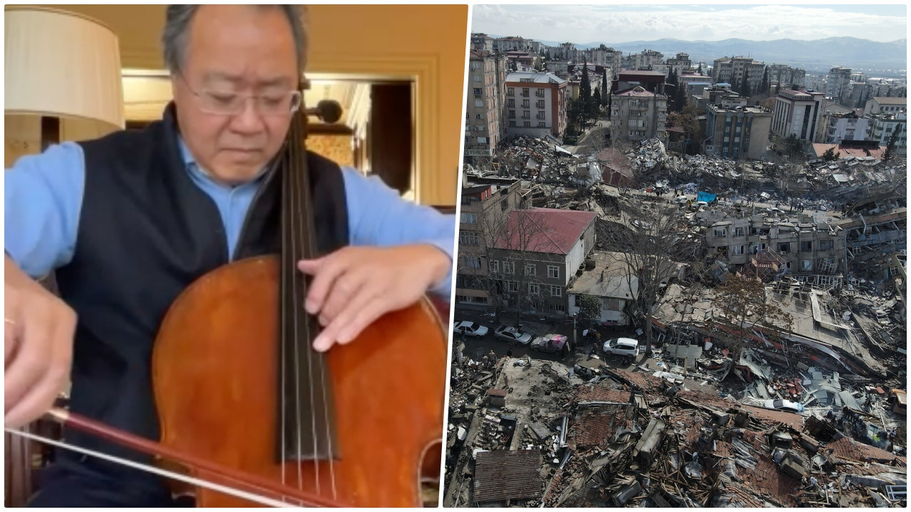 Ünlü çellist Yo-Yo Ma, Türkiye için çaldı