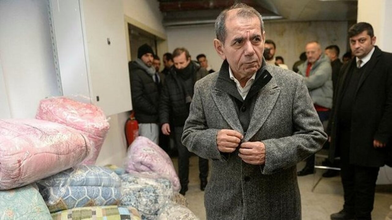 Galatasaray Başkanı Dursun Özbek: Gelen yardımın haddi hesabı yok...
