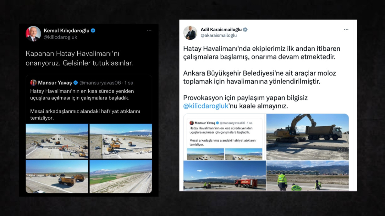 Kılıçdaroğlu'nun 'Hatay Havalimanı' provokasyonuna Bakan Karaismailoğlu'ndan tepki: Bilgisiz, kaale almayınız"