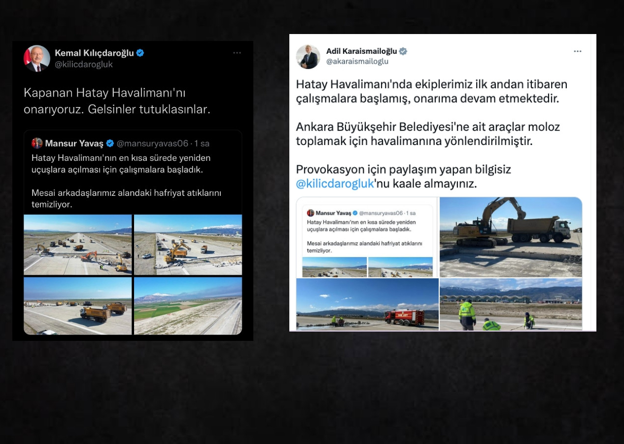 Kılıçdaroğlu'nun 'Hatay Havalimanı' provokasyonuna Bakan Karaismailoğlu'ndan tepki: Bilgisiz, kaale almayınız"