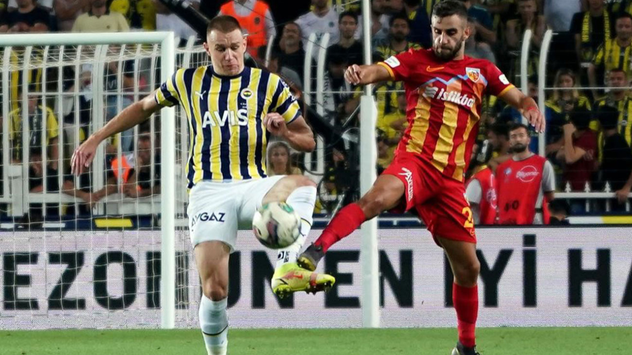 Kayserispor-Fenerbahçe maçının tarihi belli oldu
