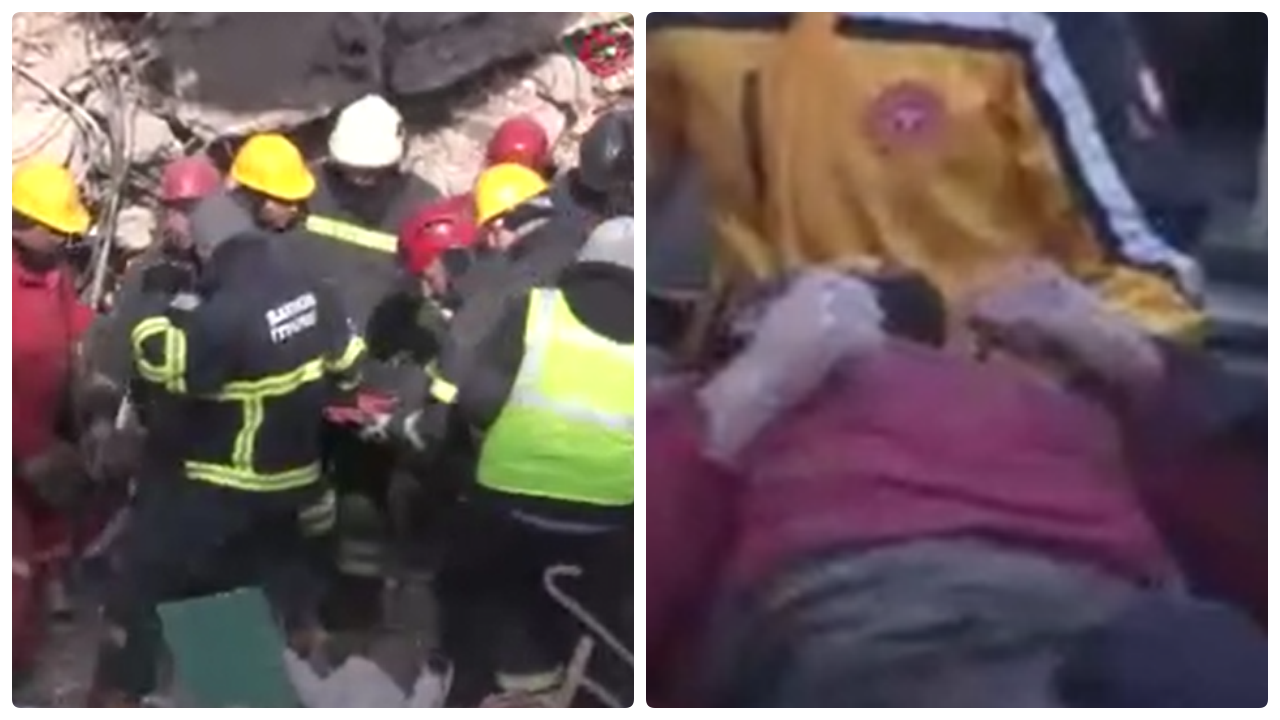 59 saat süren mücadele! Enkaz altından bir kişi sağ olarak çıkarıldı