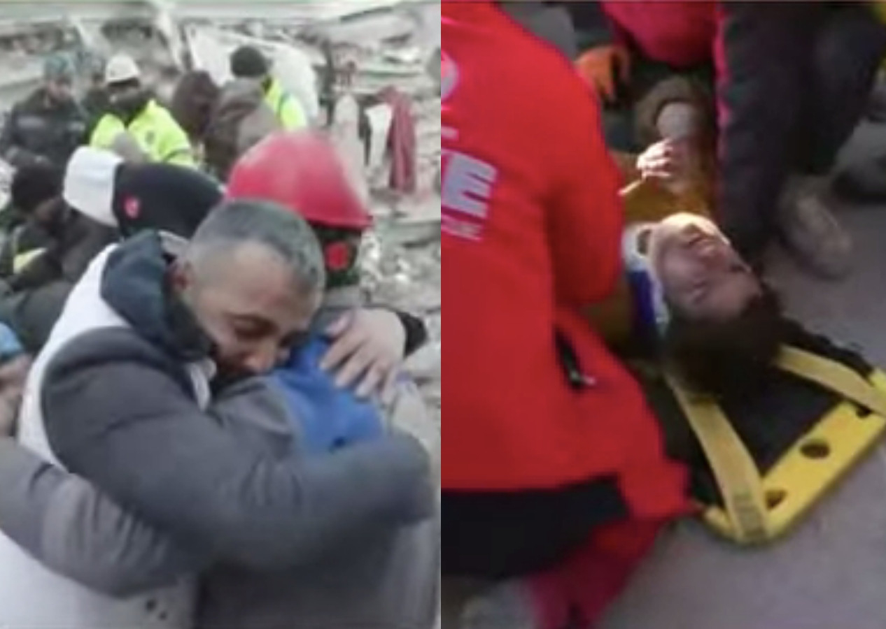 CNN Türk yayınında mucizevi anlar! 1 saat içinde 3'ü çocuk 9 kişi sağ çıkarıldı!