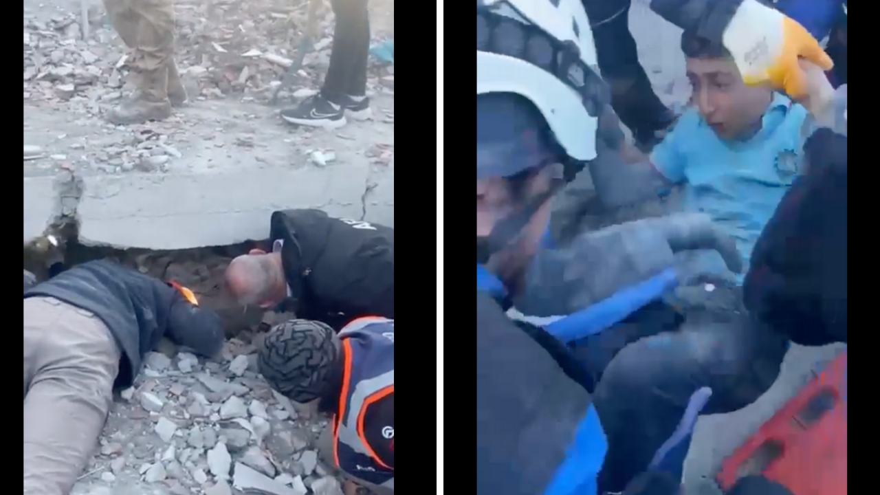 Bekleyişin sonu sevinç oldu! 36 saat sonunda 3 kardeş kurtarıldı
