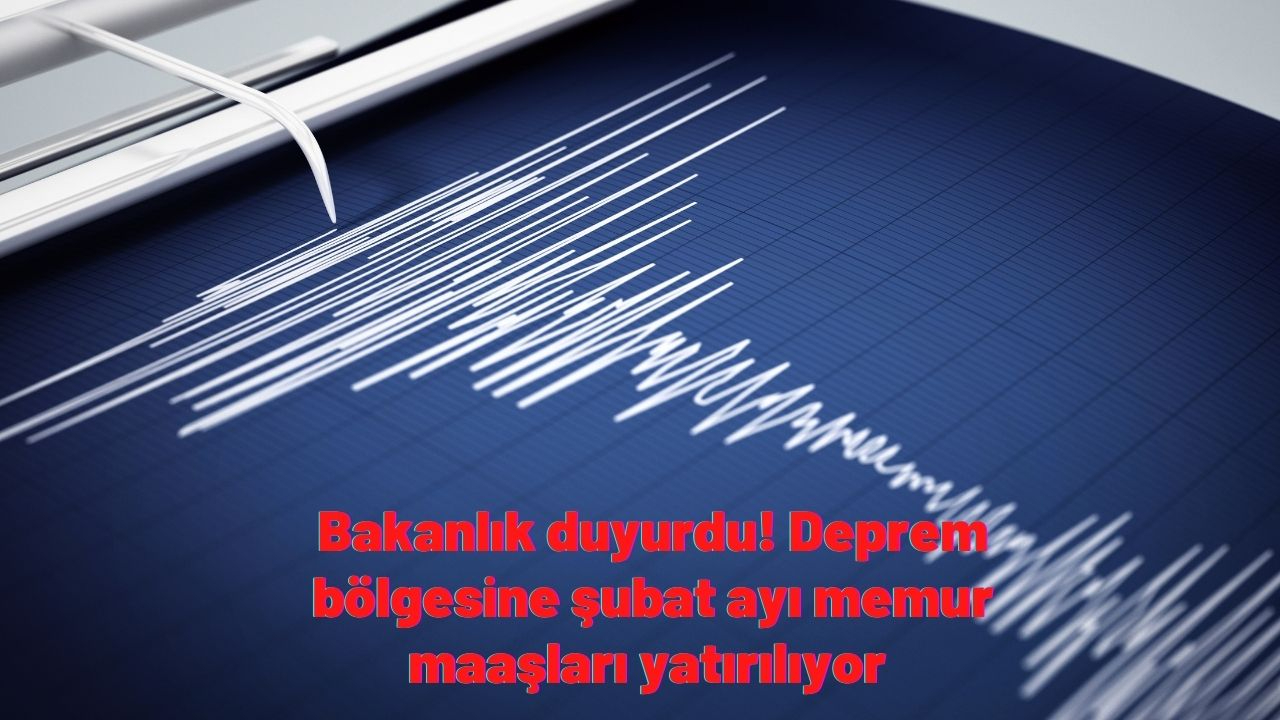 Bakanlık duyurdu! Deprem bölgesine şubat ayı memur maaşları yatırılıyor