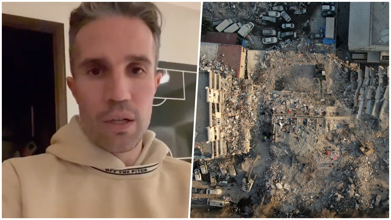 Robin van Persi'den deprem sonrası 'geçmiş olsun' mesajı