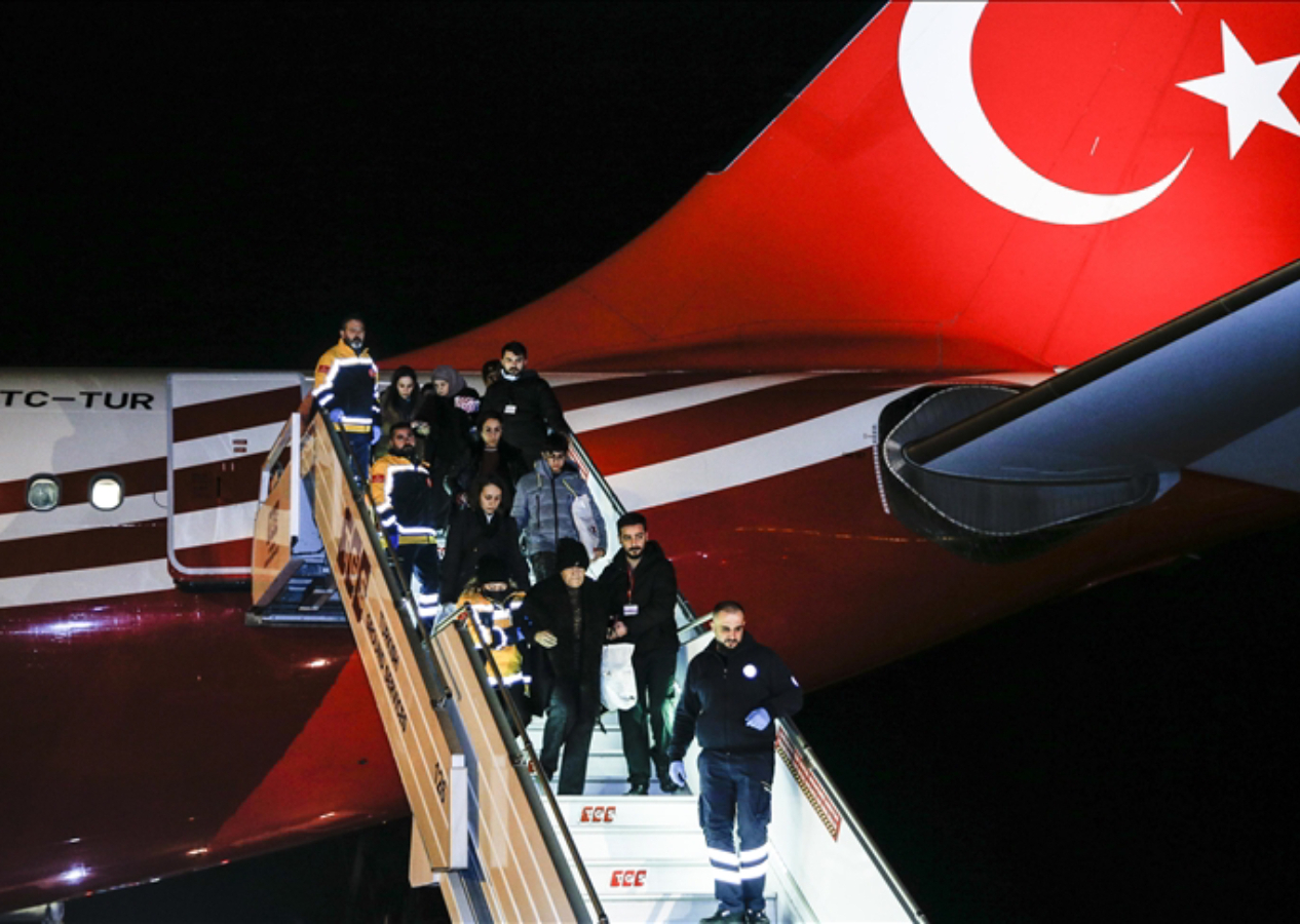 Vatandaşlara tahsis edilen “TUR”la yaralılar nakledildi