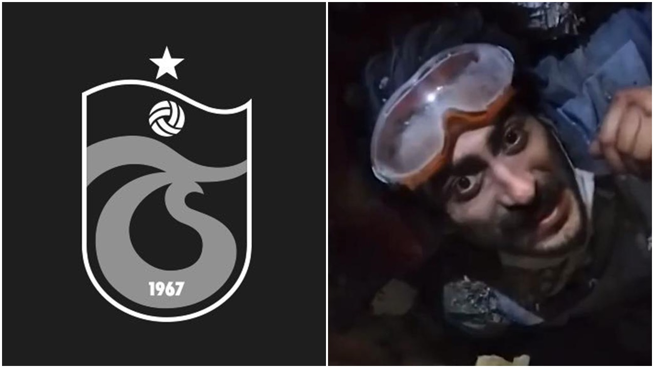 Trabzonspor'dan enkazdan kurtulan depremzedeye davet! ''Biz seninle Trabzon'da çay içeceğiz''