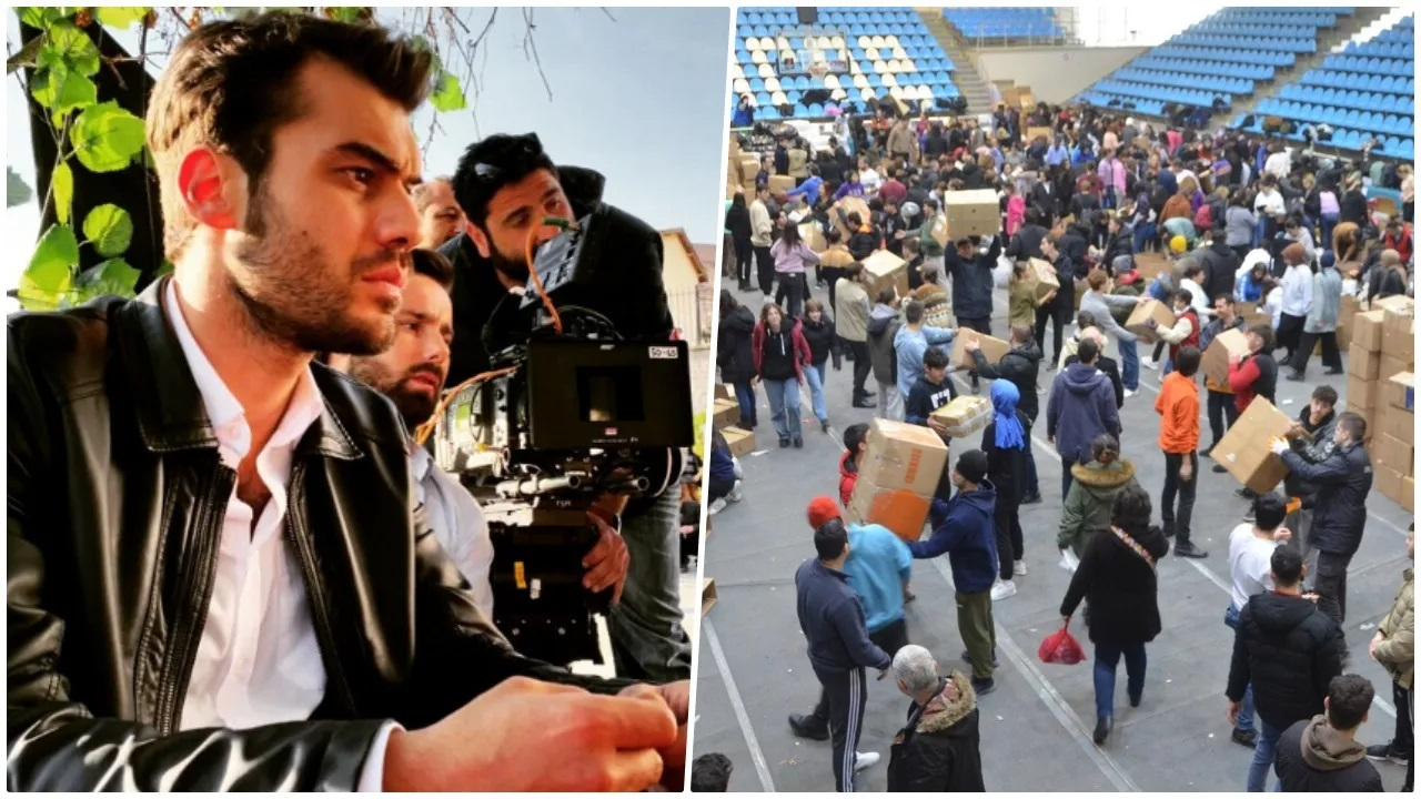 Yardım seferberliği çığ gibi büyüdü; ünlü oyuncu tek tek koli taşıdı! Görüntüleri görenler şaştı kaldı